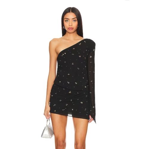 Revolve Women's NBD Ondine Dress Black Style NBDR-WD3107 Size XS- New