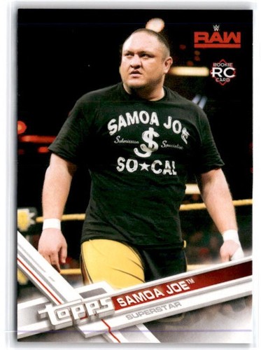 2017 Topps WWE Samoa Joe RC #83