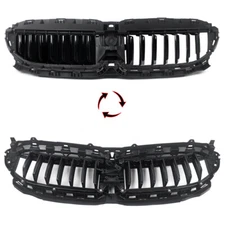 Front Upper Radiator Grille Active Air Shutter Kit For 2019-22 BMW G20 3 Series