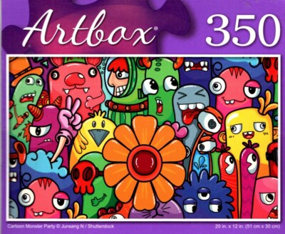 Cartoon Monster Party - 350 Pieces Jigsaw Puzzle | eBay