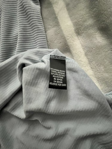 Bugatchi Uomo Shirt Mens Small Ivory Tee Shirt 65% Modal Rayon 35% Polyester - 第 5/6 張圖片