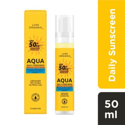 Luxe Organix Aqua Daily Sunscreen SPF50 PA+++