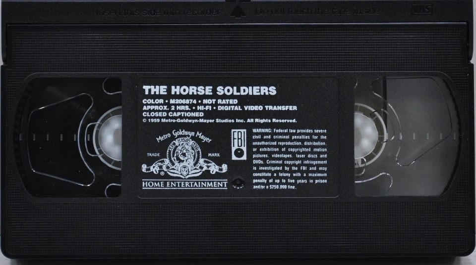 The Horse Soldiers - VHS - John Wayne - William Holden [Western Legends] - Image 3 of 3