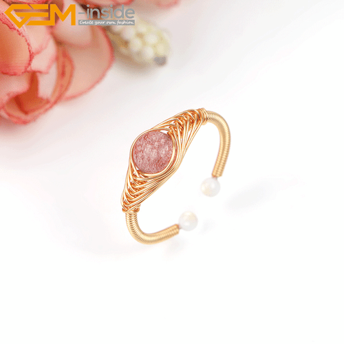 Rings & Bracelet Set Weaving Open Adjustable Power Chakras Gold Filled Jewellery - Picture 24 of 119