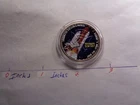 SPACE SHUTTLE COLUMBIA MISSION STS-107 COLORED NASA 1980 KENNEDY HALF COIN K-7