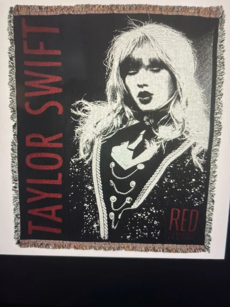 テイラー・スウィフト Taylor Swift レッド RED ブランケット