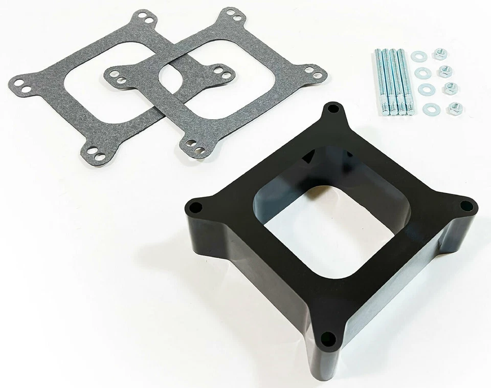 Phenolic Plastic Carburettor Spacer Open Center 2" Spacer Fits Holley/AFB 4Bbl