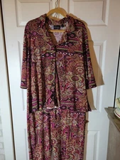 Attitudes by Renee Global Illusion Casa Comfy Set Abstract Paisley XL