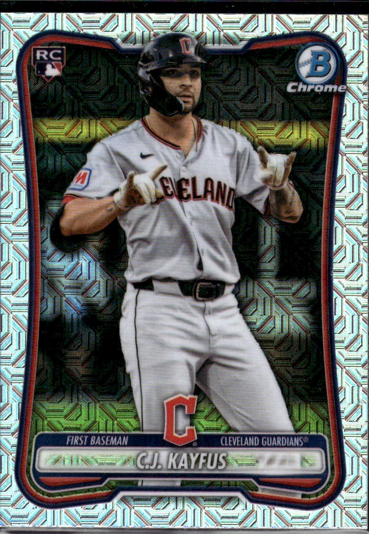 2026 Bowman #98 C.J. Kayfus Chrome Mojo Refractors