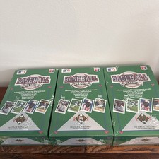 3x 1990  Baseball Upper Deck Collector’s Choice Boxes Unopened Sealed Mint Cards