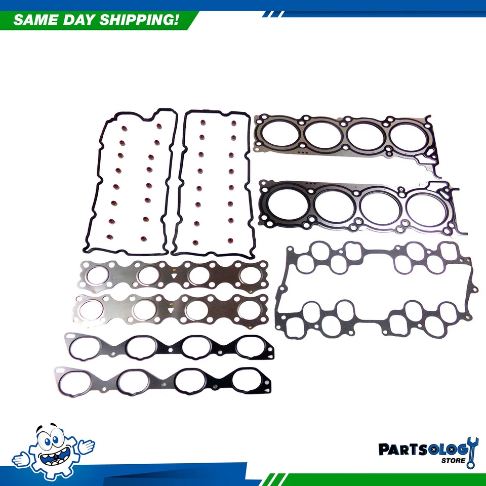 DNJ HGB647 Cylinder Head Set with Head Bolt Kit For 02-10 Infiniti Q45 4.5L DOHC - Image 2 of 3