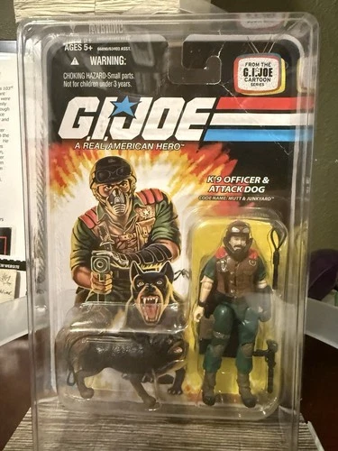 GI Joe 2008 Mutt & Junkyard with Star ⭐️ Case Sealed on Card
