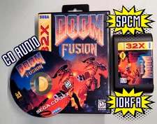 Doom Fusion v2.2 for Sega CD 32X. 4-in-1 with Doom 1 & 2, Resurrection, TNT Mini
