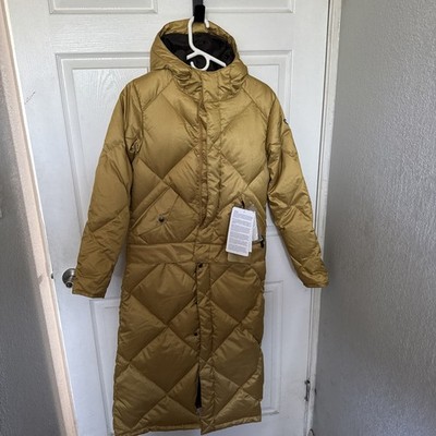 Burton Aviator Down Jacket Women s Size Small Gold Winter Snow
