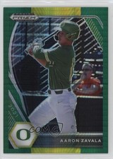 2021 Panini Prizm Draft Picks Green & Yellow Hyper Aaron Zavala #PDP38 03rk