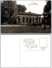 Post Office Niles Michigan Postcard