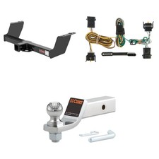 Curt Trailer Hitch Tow Package With 2in Receiver Wiring 45295 Ball Mount-13019