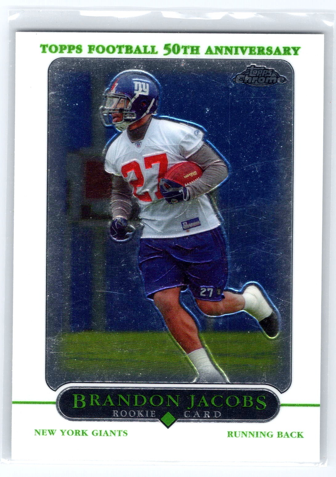 Brandon Jacobs 2005 Topps Chrome Rookie! Giants