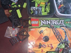 Lego Ninjago Set #9457 Fangpyre Wrecking ball Incomplete no mini figs w/manuel