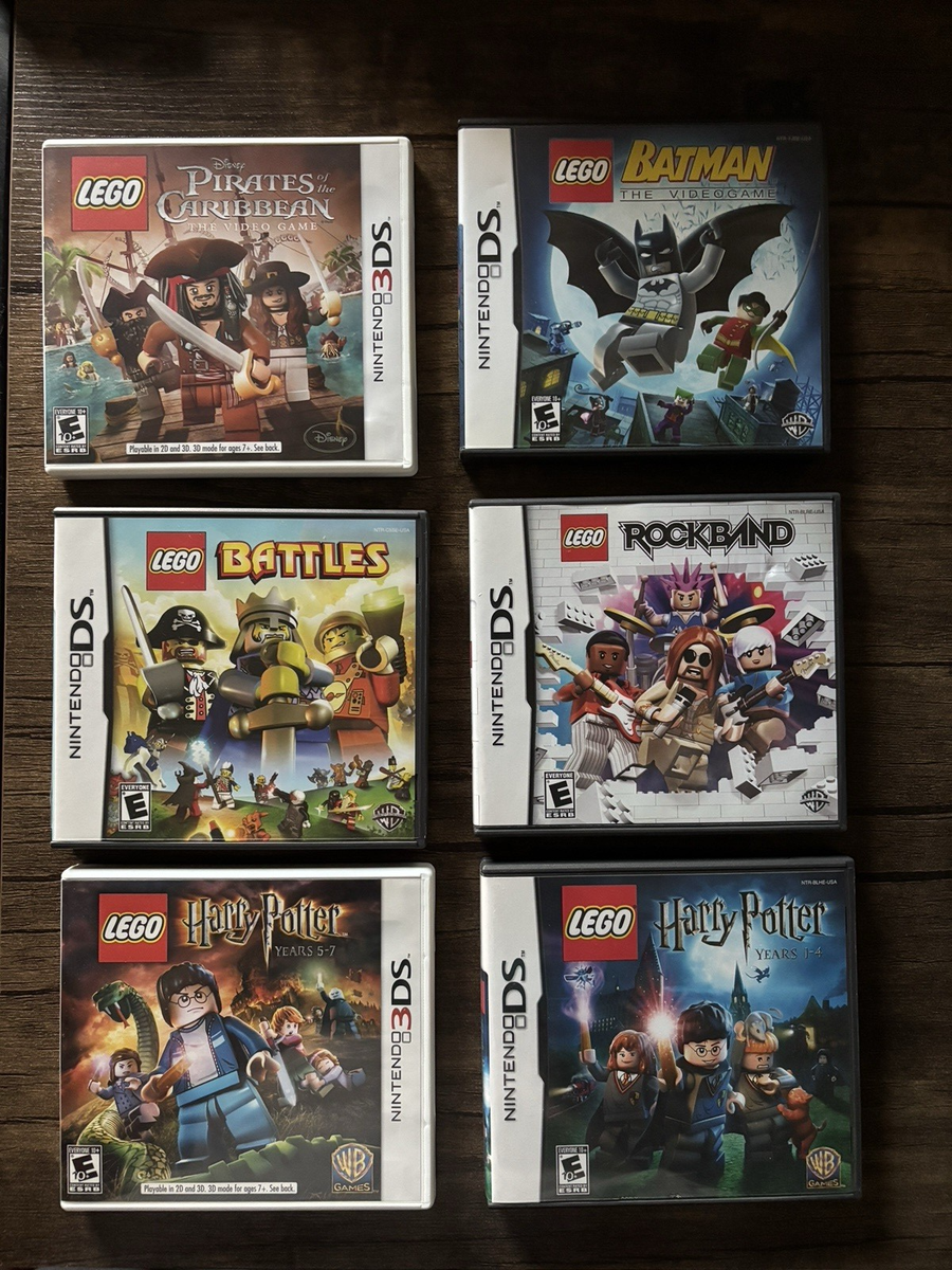 DS, 3DSのカセット Nintendo DS/3DS LEGO Game LOT (Battles Rockband Batman Harry
