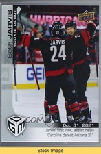 2021-22 Upper Deck Game Dated Moments Rookie Debut /999 Seth Jarvis #10 READ to0