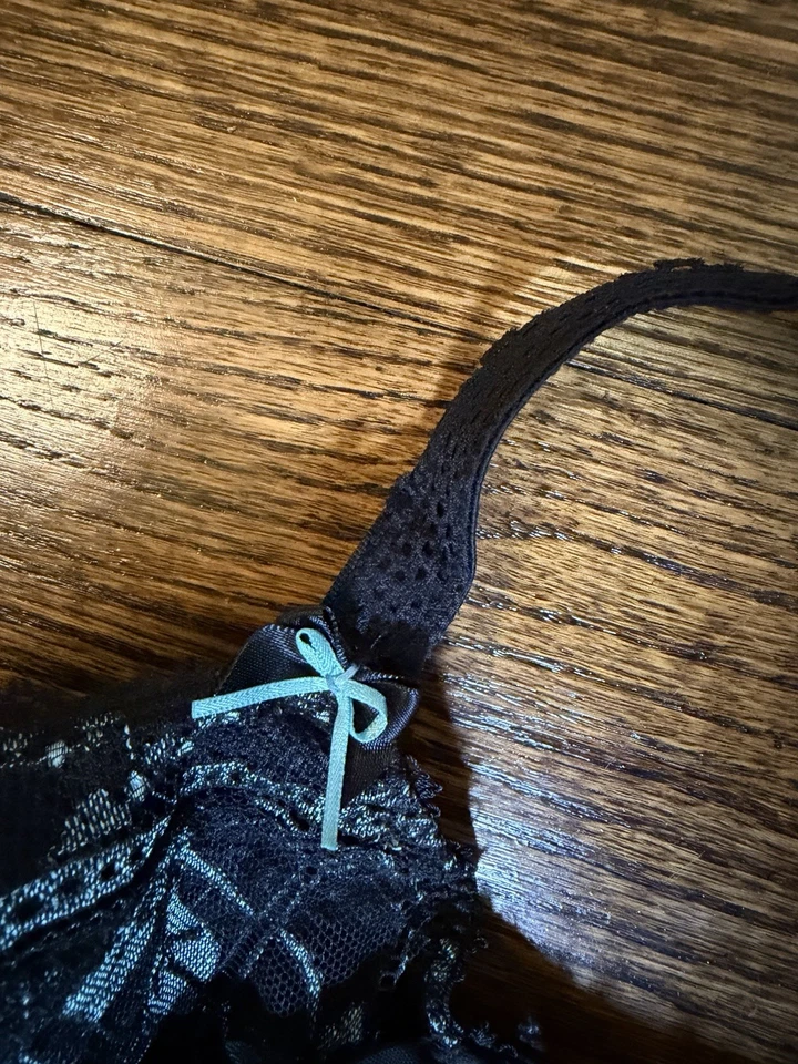 Bonito sujetador fauve negro y turquesa 32E Foto 3 de 4