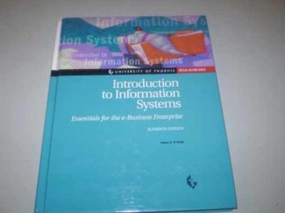 Introduction to Information Systems: - Hardcover, by Obrien James A - Very Good