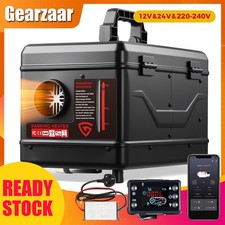 8KW Toolbox Diesel Air Heater bluetooth 12V 24V W/240V Adapter Caravan RV Camper