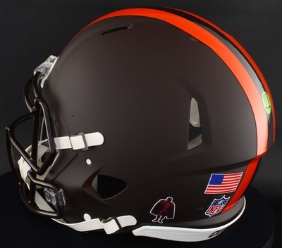 CLEVELAND BROWNS NFL Riddell SPEED Full Size Authentic Football Helmet