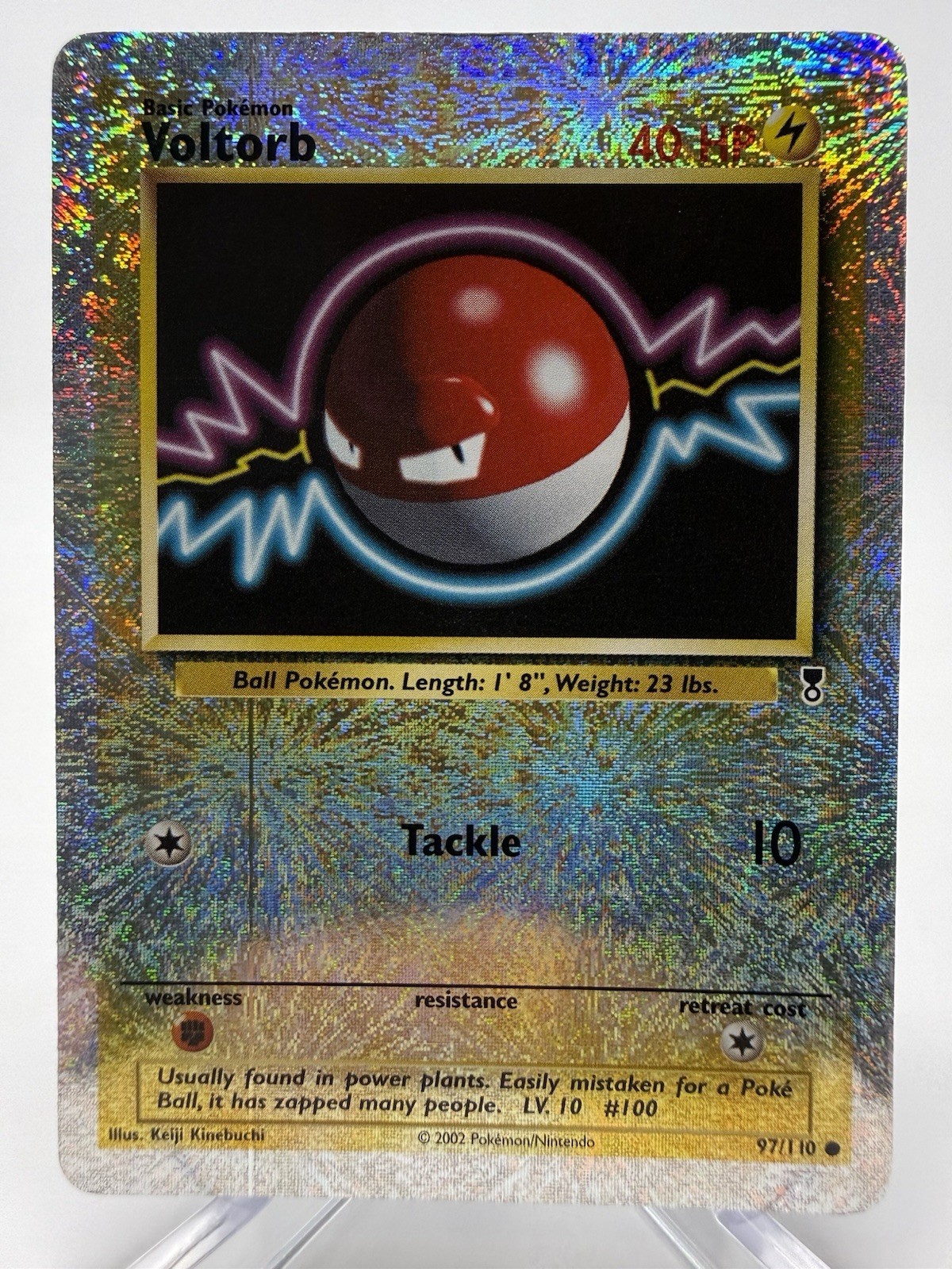 Pokemon Voltorb 97/110 Legendary Collection Reverse Holo 2002