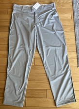 NWT Men’s Nike Team Baseball Elastic Waist Stretch Gray Pants Sz XXL BQ5489-059