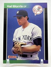 1989 Donruss [Double Print][RC] #545 Hal Morris New York Yankees