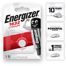 CR1632 ENERGIZER Lithium Batteries 1632 3V Coin Cell Battery DL1632 Long Expiry