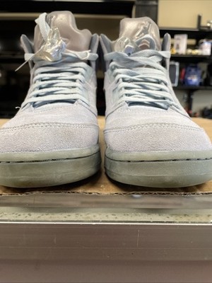 Size 9.5 - Air Jordan 5 Retro Blue Bird W Original Box