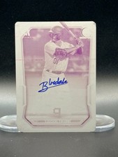 2026 Bowman Chrome 1st Magenta Printing Plate BRENT IREDALE Auto 1/1 Pirates