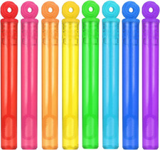 32-Piece 8 Colors Mini Bubble Wands Assortment Party Favors Toys for Kids Child,
