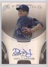 2013 Bowman Sterling Prospect Refractor /150 Devin Williams #BSAP-DW Auto 0s3