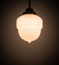 Meyda Tiffany 184740 Revival 8"W Mini Pendant - Brown