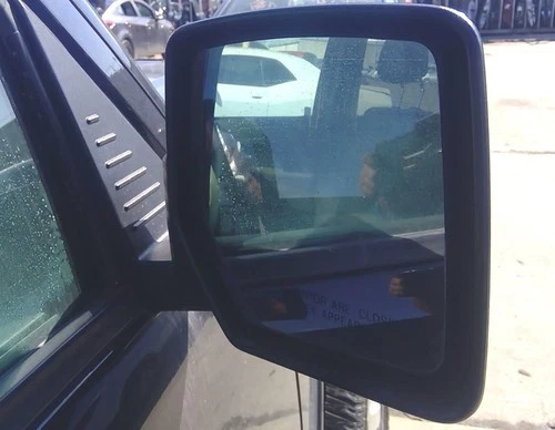 08 09 10 11 2012 Jeep Liberty Passenger RH Side View Mirror in Black | Heated