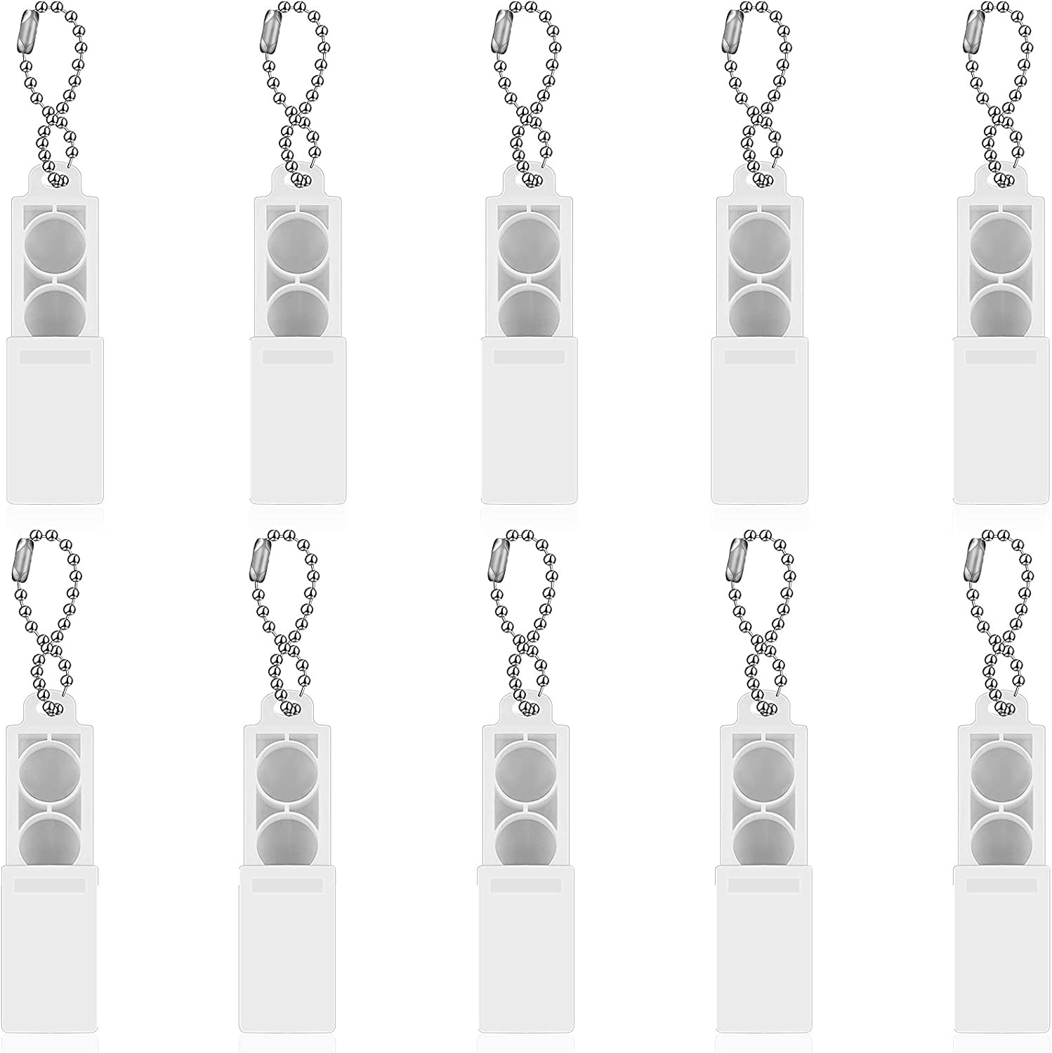 10 Pieces Hearing Aid Battery Case 312 Hearing Aid Batteries Caddy Hearing Aid