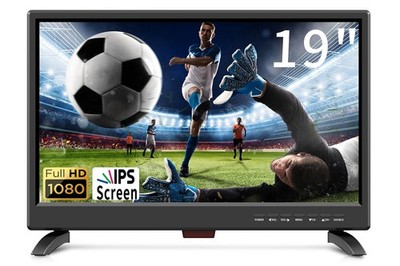 Feihe 19 Inch HD LED Flat Screen TV 1080p IPS Display 19 inch, Black