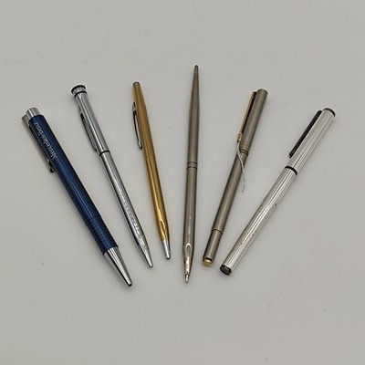 Ballpoint Pens Mixed Lot 6Pcs Lamy Jaguar Bradley Garand Etc.