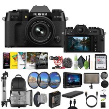 Fujifilm X-T50 Mirrorless Digital Camera XC15-45mmF3.5-5.6 OIS PZ Bundle