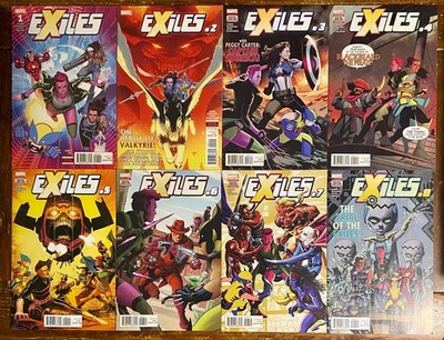 EXILES #1-8 | 1ST CAPTAIN CARTER | 2018 MARVEL KEY   | 1ST PRINT | BLINK! WOW!