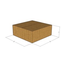 10 13x13x5 Kraft Brown Corrugated Shipping Boxes 32 ECT Single-Wall New