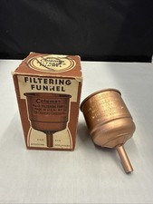 10/09.  Vintage Coleman Copper No. 0 Filterin...