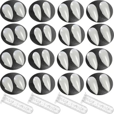 16 Pairs Vampire Teeth for Cosplay-4 Size Fake Fangs with 4 Tube Solid... 