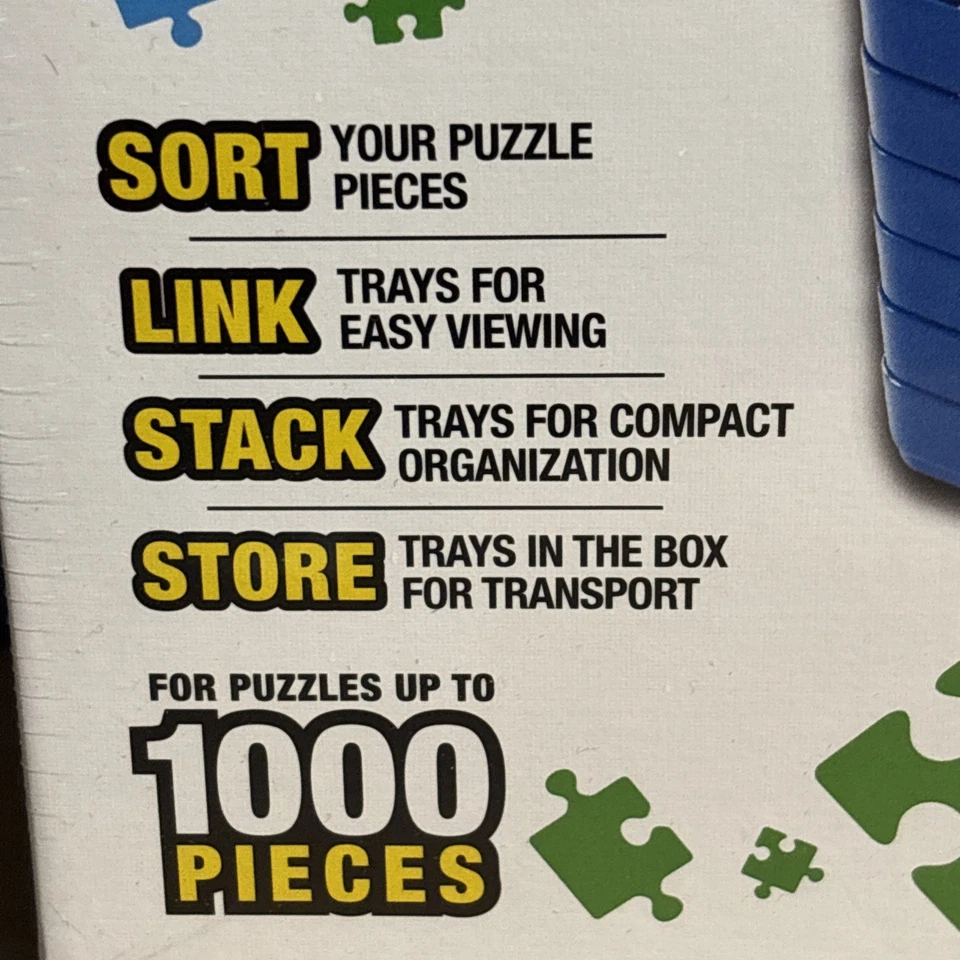 Ravensburger - Puzzle Sort & Go - 6 bandejas de classificação empilháveis novas e seladas - Imagem 2 de 4