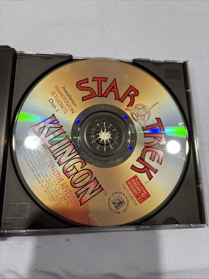 Star Trek Klingon (PC CD ROM) Big Box Edition - Image 4 of 4