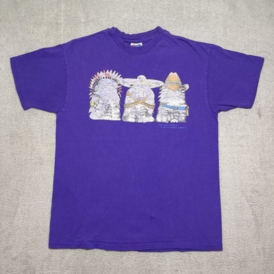 Vintage Hanes Beefy T Shirt Adult Large 1992 The Wild Bunch Carol Montgomery Art